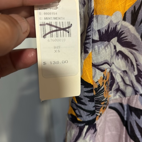 Anthropologie Maeve Brittany Multi Tier Lila Dress Size XS - Picture 8 of 9